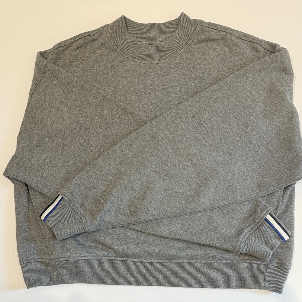 Kit & Ace Grey Pullover Crew Neck Dark Grey Women’s Sweater
